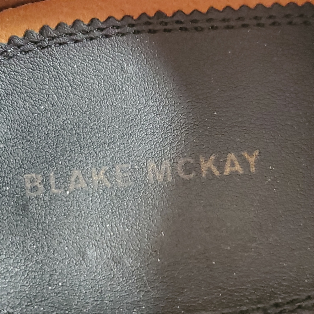 Blake McKay Clark T9 Cap Toe Oxford Black Leather Dress Career Shoe Men Size 13 - Picture 13 of 16